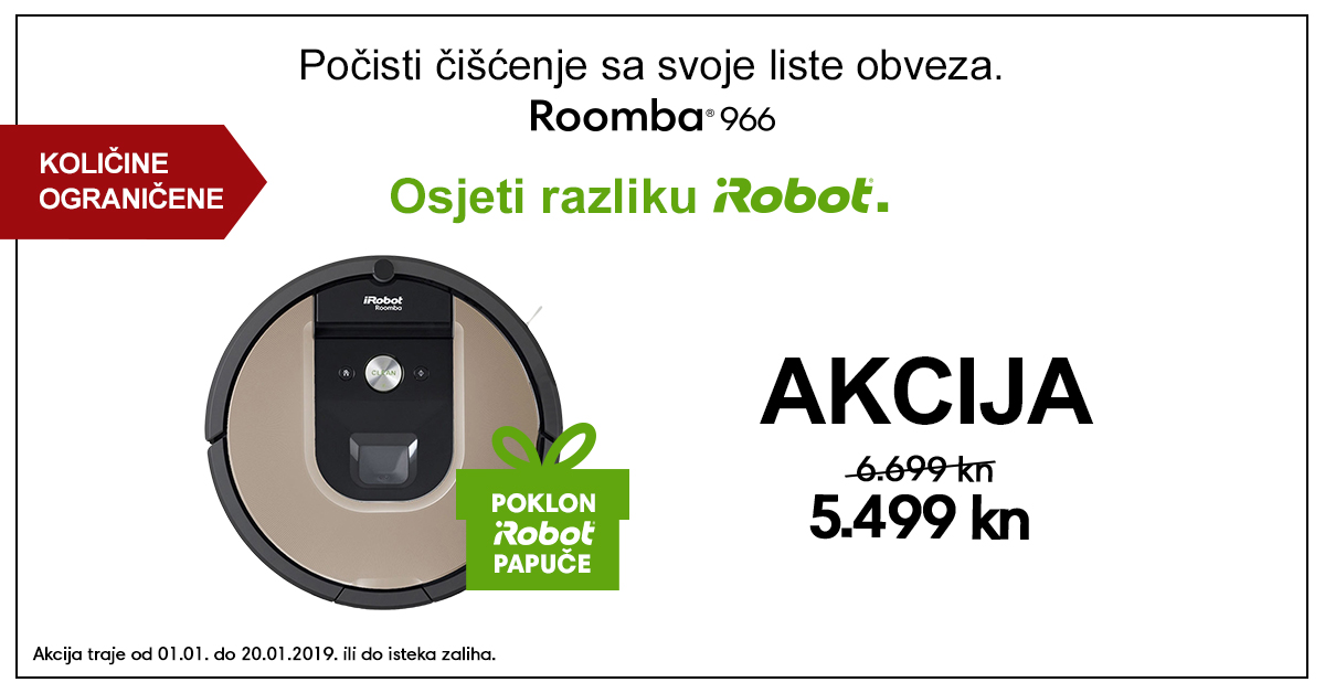 Banner akcija Roomba 966