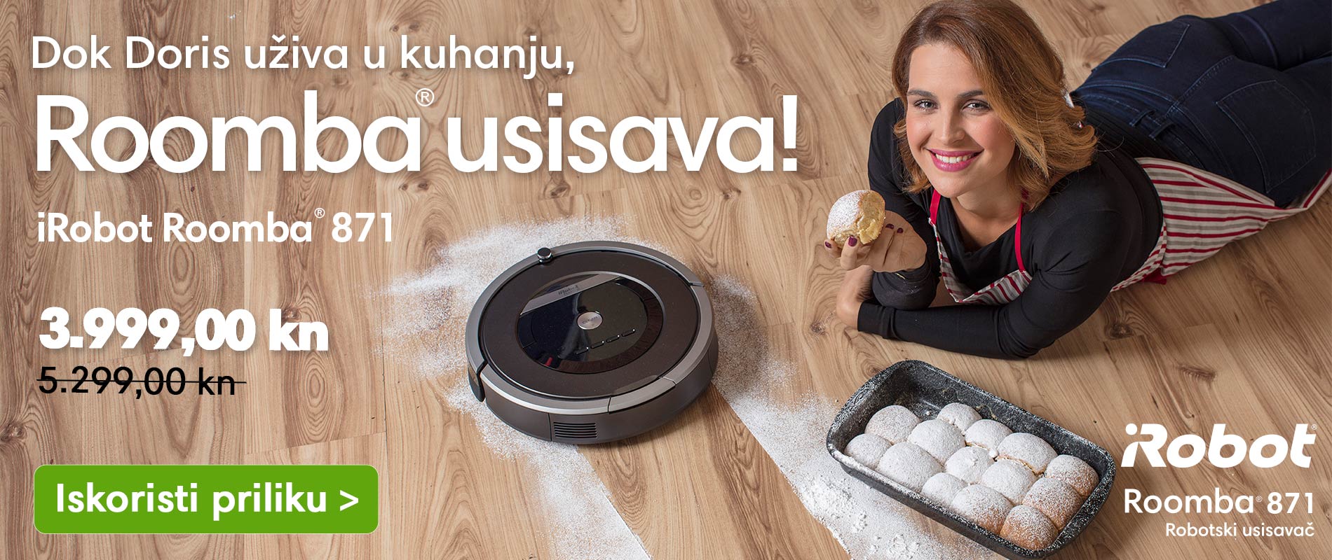 Bnner akcija Roomba 871