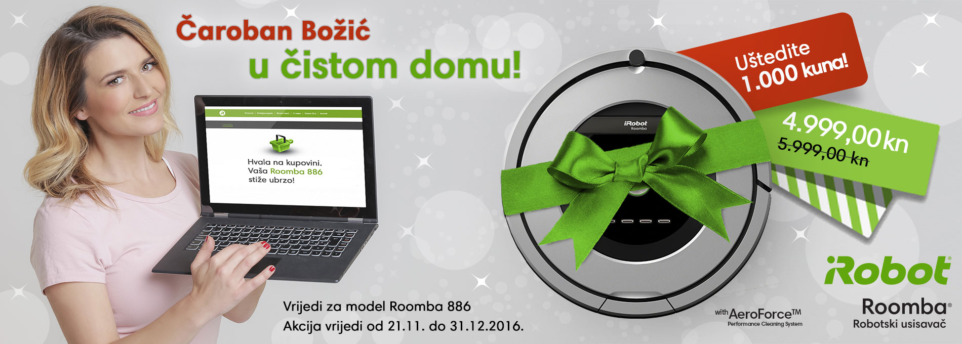 Bnner akcija Roomba 886