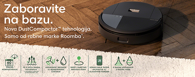 Roomba® 205 DustCompactor™ Combo Robot Black Outlet banner
