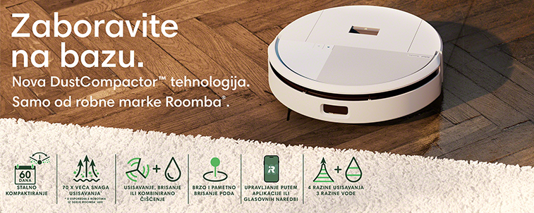 Roomba® 205 DustCompactor™ Combo Robot White Outlet banner