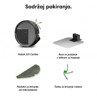 Roomba® 115 Combo Robot Black