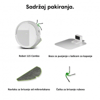Roomba® 115 Combo Robot White